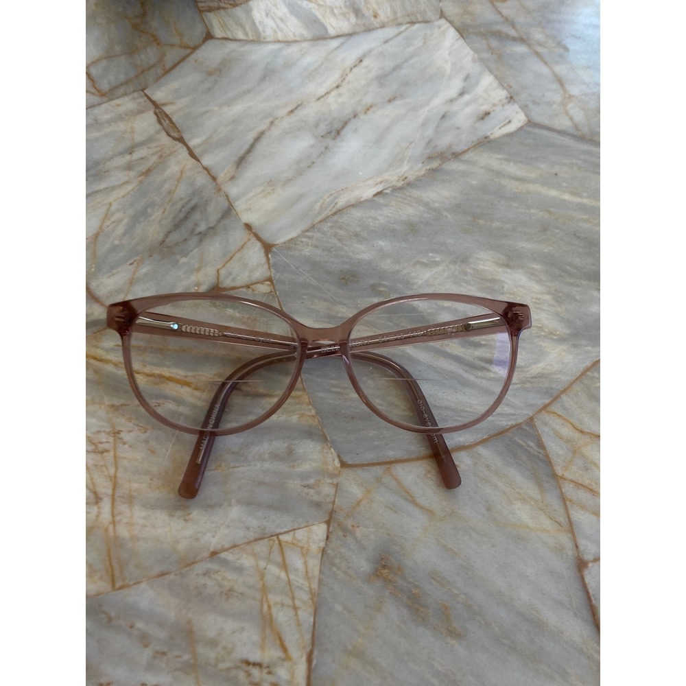 OGI Bio-eyewear BE2214 Dusty Rose Pink Oval Eyeglasses Frames 51-15-140